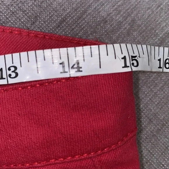 Forever 21 XX1 Red  Premium denim skinny jeans pants Sz 25 - Picture 4 of 9